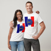 T-Shirt Franse vlag EU Frexit (Unisex)