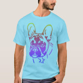 T Shirt französische Bulldogge Flo (Voorkant)