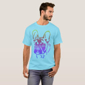 T Shirt französische Bulldogge Flo (Voorkant volledig)