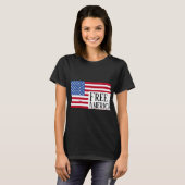 T-shirt 'Free Amerika' (Voorkant volledig)
