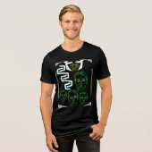 T-Shirt free face expression Tri-Blend Shirt (Voorkant volledig)