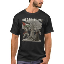 T-shirt 'Free Palestina' – Roots of Freedom