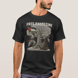 T-shirt 'Free Palestina' – Roots of Freedom