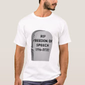 T-shirt freedom of speech (Voorkant)