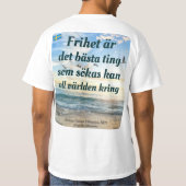 T-shirt — Frihet (Achterkant)