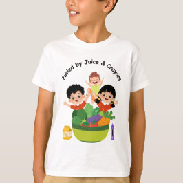 T-shirt 'Fueled by Juice and Crayons Fun School'