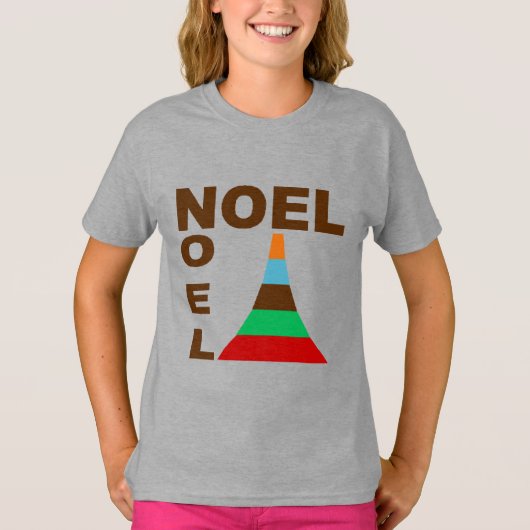 T-shirt fundamenteel staal Design KERSTMIS TAARTEN (Voorkant)
