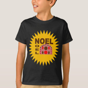 T-shirt fundamenteel zwarte Design TAART KERSTMIS