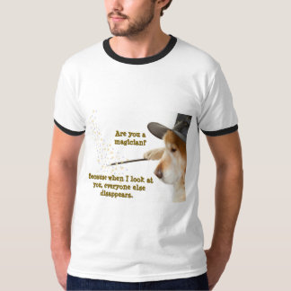 T-shirt Funny Dog Print Ben jij een tovenaar?
