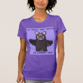 T-shirt Funny Dog Print No Tricks Just Treats (Voorkant)