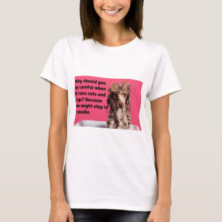 T-shirt Funny Dog Print Waarom je voorzichtig moet