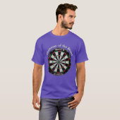 T shirt Funny Quote Voorzitter van de Dart Board (Voorkant volledig)