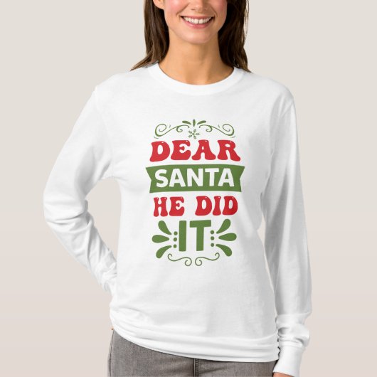 T-Shirt- Funny Xmas Quotw T-shirt (Voorkant)