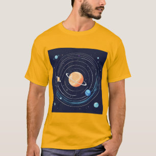 T-Shirt Galactic Wanderer: Ontdek het universum in
