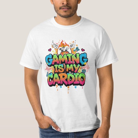 T-shirt gamer citaat (Voorkant)