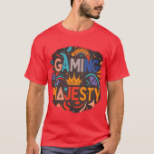 T-Shirt Gaming Majesty stijl ontwerp (Voorkant)