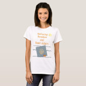 T-Shirt Gathering sunshine and sand dollars (Voorkant volledig)