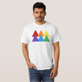 T-shirt Gay Pride Triangle (Voorkant volledig)