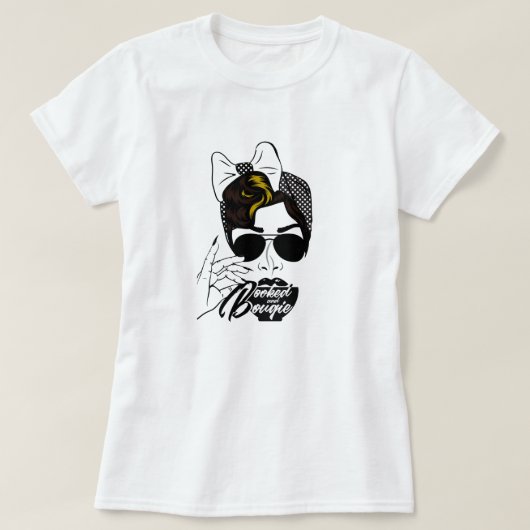 T-shirt geboekt en Bougie (Design voorkant)
