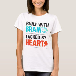 T-shirt 'Gebouwd met Brein'