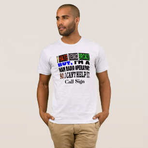 T-shirt Gebroken Ham Radio Operator