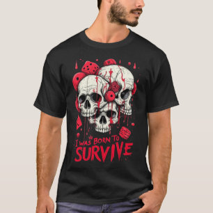 T-SHIRT GEDRAGEN OM TE OVERLEVEN NIEUWE MODE DESIG