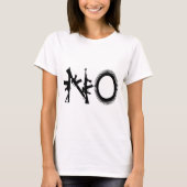 T-shirt 'Geen oorlogswapens' (Voorkant)