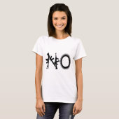 T-shirt 'Geen oorlogswapens' (Voorkant volledig)