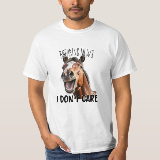 T-shirt 'Geen Zorg' (Voorkant)
