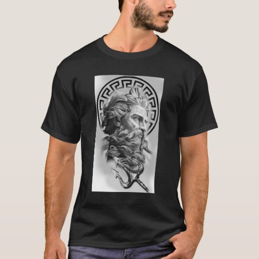 t shirt geïnspireerd door de Griekse mythologie. (Voorkant)