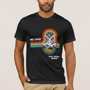 T-shirt geïnspireerd door passie voor racen en mod