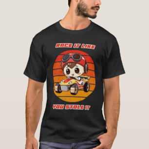 T-shirt geïnspireerd door passie voor racen en mod