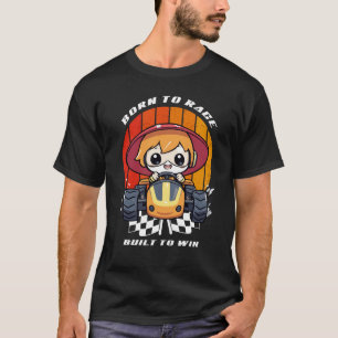 T-shirt geïnspireerd door passie voor racen en mod
