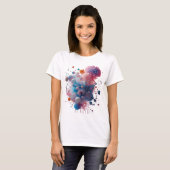 T-shirt geïnspireerd op creatieve kunst (Voorkant volledig)