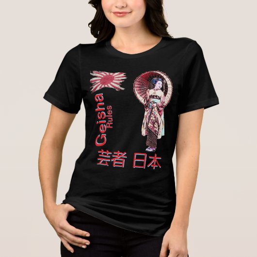 T-shirt Geisha (Voorkant)
