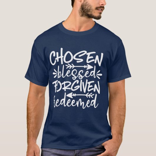 T-shirt gekozen, zonder kop, met voorteken en met  (Voorkant)