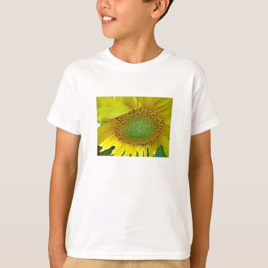 T-Shirt gelbe Sonnenblumenblüte (Voorkant)