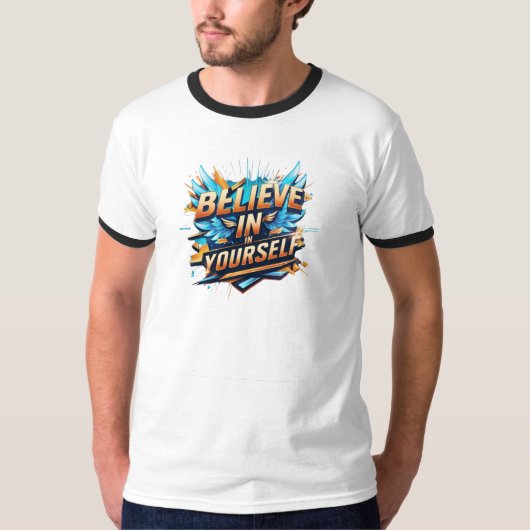 T-shirt - Geloof in jezelf (Voorkant)