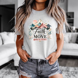 T-shirt 'Geloof kan Bergen Verzetten'