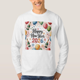 T-shirt-gelukkig nieuwjaar 2026 bijpassende famili t-shirt