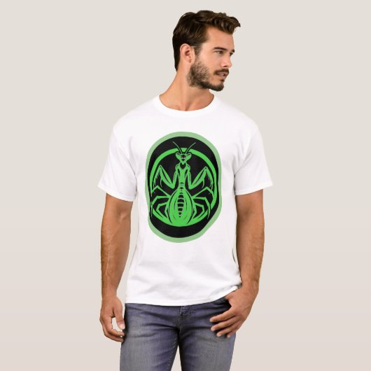 T-shirt gemuteerde Mantis Dbl Circle (Voorkant volledig)