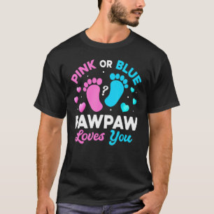 T-shirt Genderkwesties onthullen roze Baby of blau