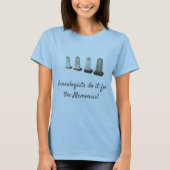 T-Shirt - Genealogisten doen het voor de Memories  (Voorkant)