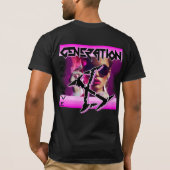 T-SHIRT GENERATIE X 80S NEW WAVE (Achterkant)