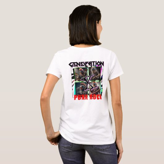 T-SHIRT GENERATIE X PUNK ROCK (Achterkant volledig)