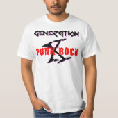 T-SHIRT GENERATIE X PUNK ROCK (Voorkant)
