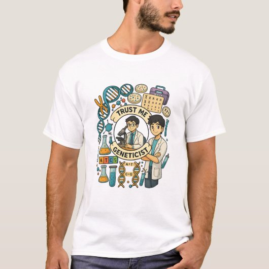 T-shirt geneticus (Voorkant)