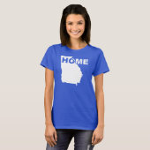 T-shirt 'Georgia, thuis weg van staat' (Voorkant volledig)