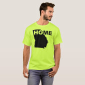 T-shirt 'Georgia thuis weg van staat' (Voorkant volledig)