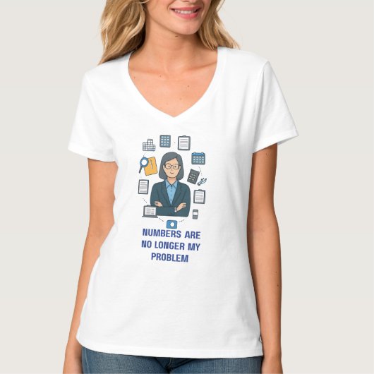 T-shirt Gepensioneerd Accountant – Grappig Cadeau  (Voorkant)